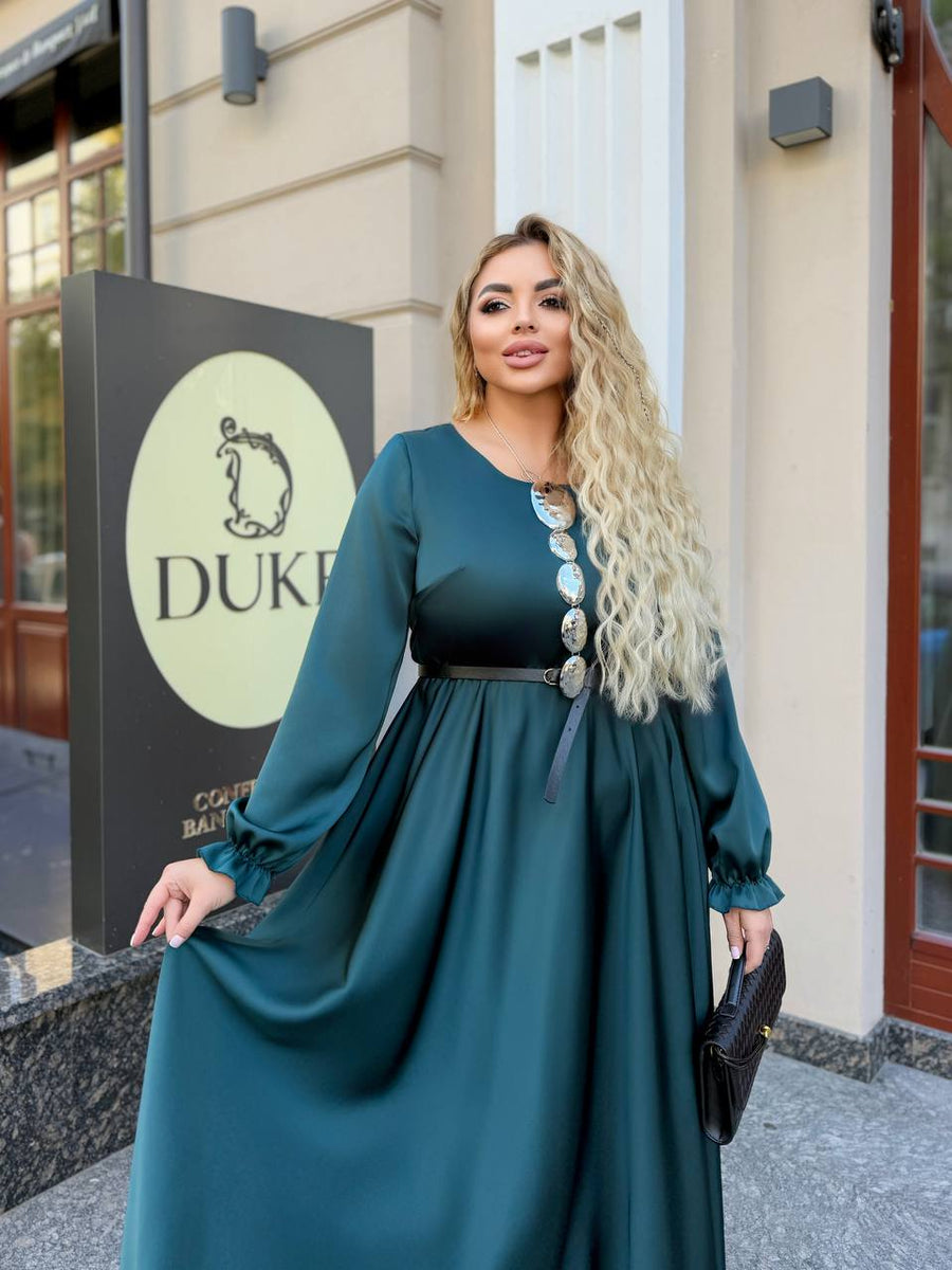 Дълга рокля от ефирна материя - Twiggy Shop