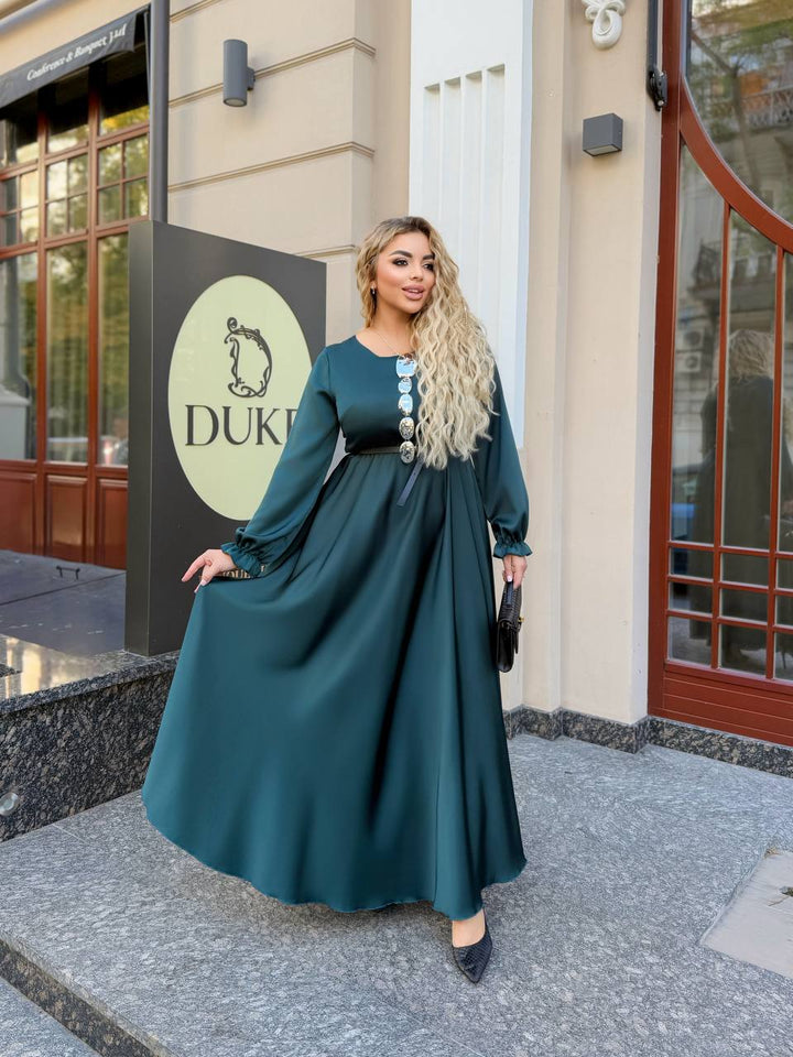 Дълга рокля от ефирна материя - Twiggy Shop