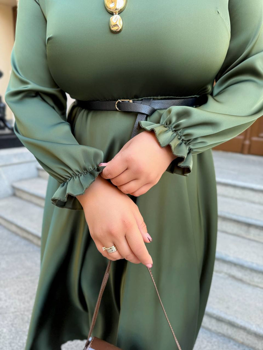 Дълга рокля от ефирна материя - Twiggy Shop