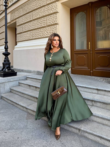 Дълга рокля от ефирна материя - Twiggy Shop