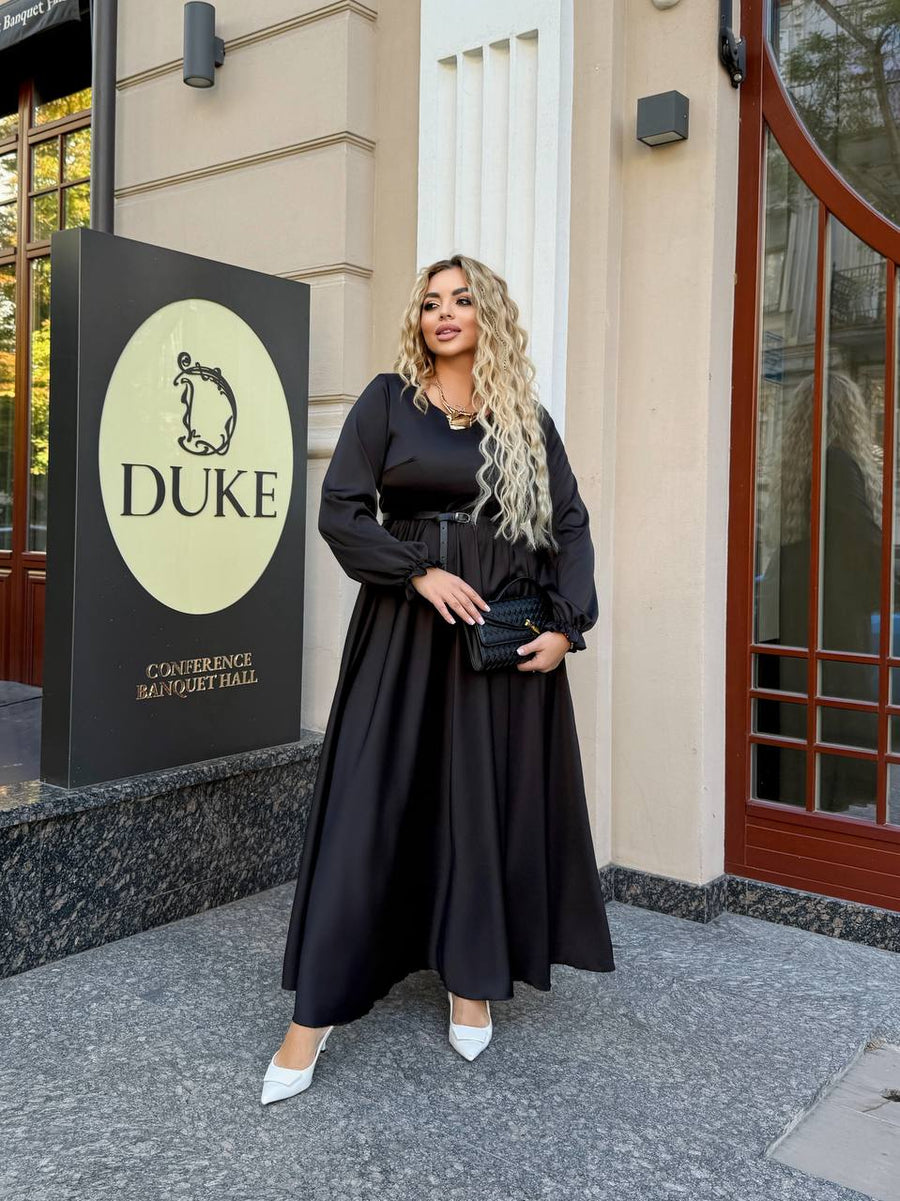 Дълга рокля от ефирна материя - Twiggy Shop