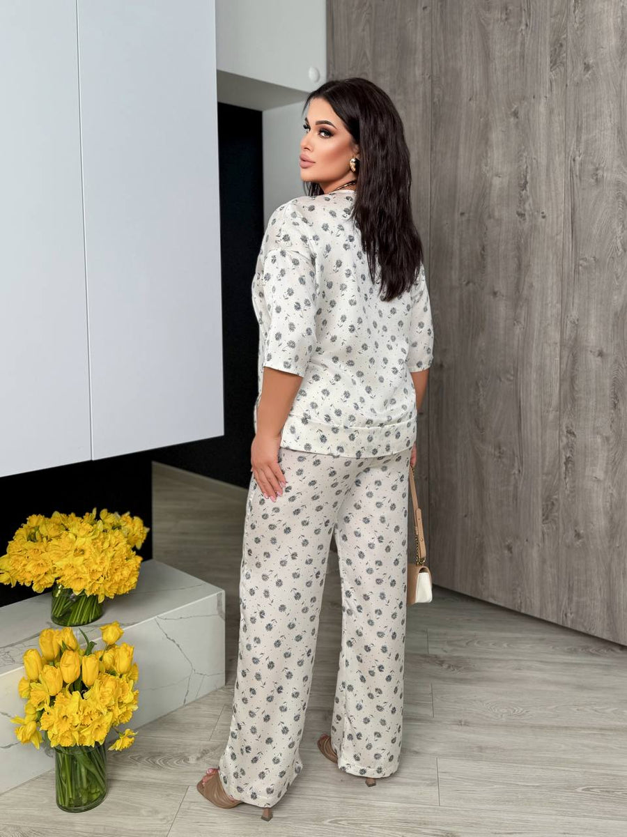 Копринен комплект на цветя - Twiggy Shop