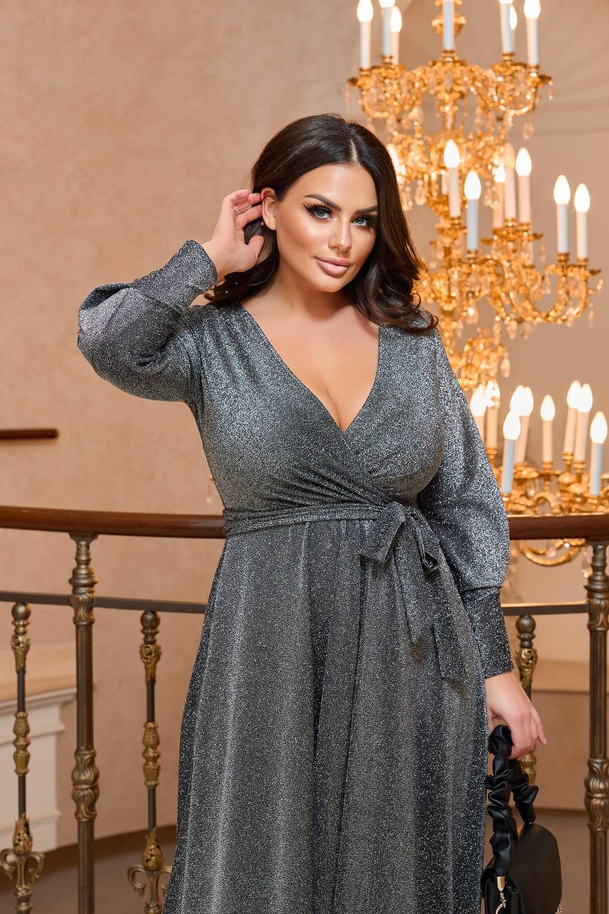 Дълга рокля от лурекс - Twiggy Shop