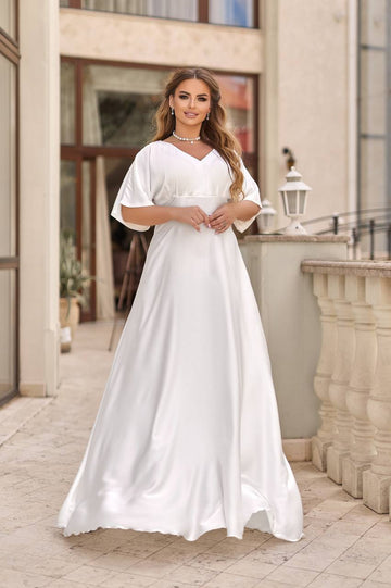 Дълга копринена рокля - Twiggy Shop