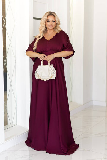 Дълга копринена рокля - Twiggy Shop