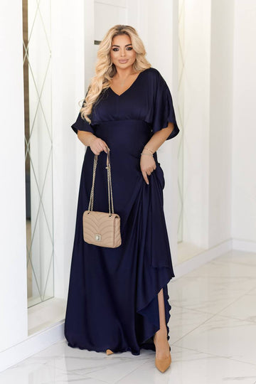 Дълга копринена рокля - Twiggy Shop