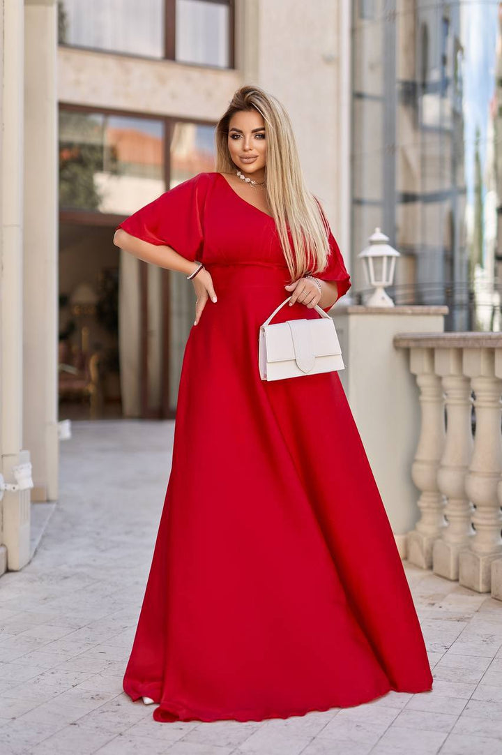 Дълга копринена рокля - Twiggy Shop