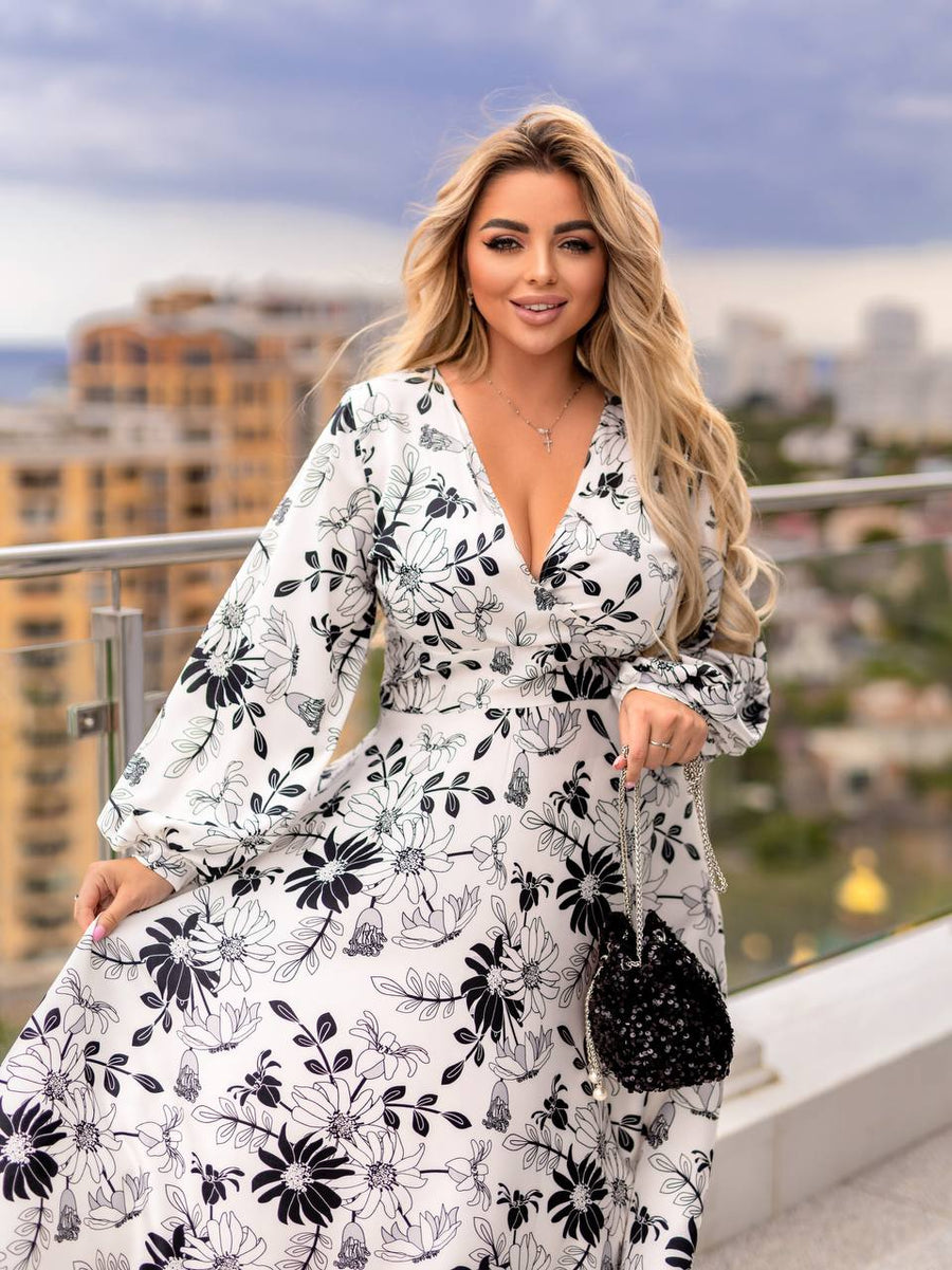 Дълга рокля на цветя - Twiggy Shop