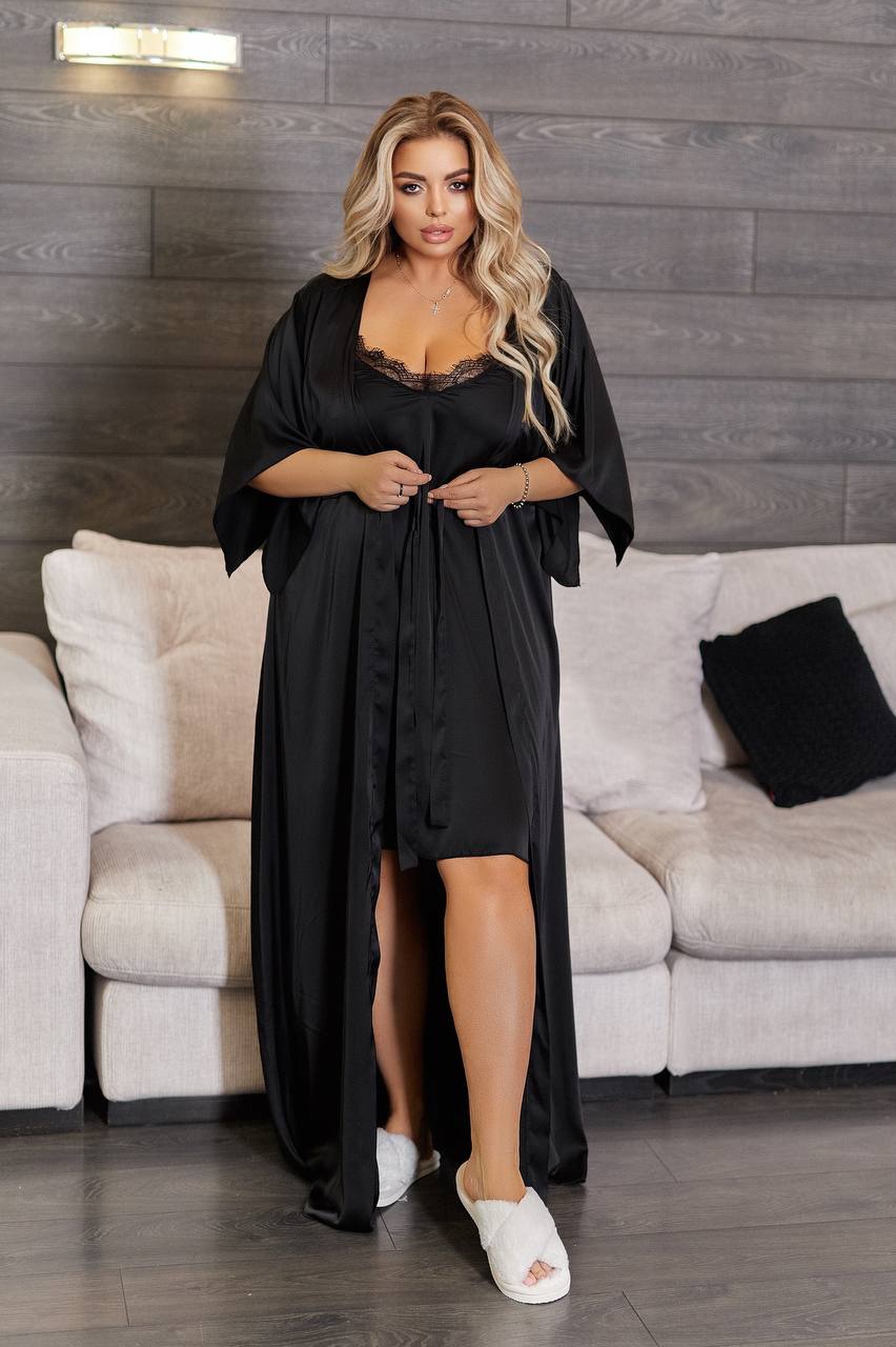 Нощница от коприна - Twiggy Shop