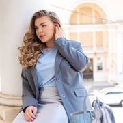 Тениска от рипсена материя - Twiggy Shop