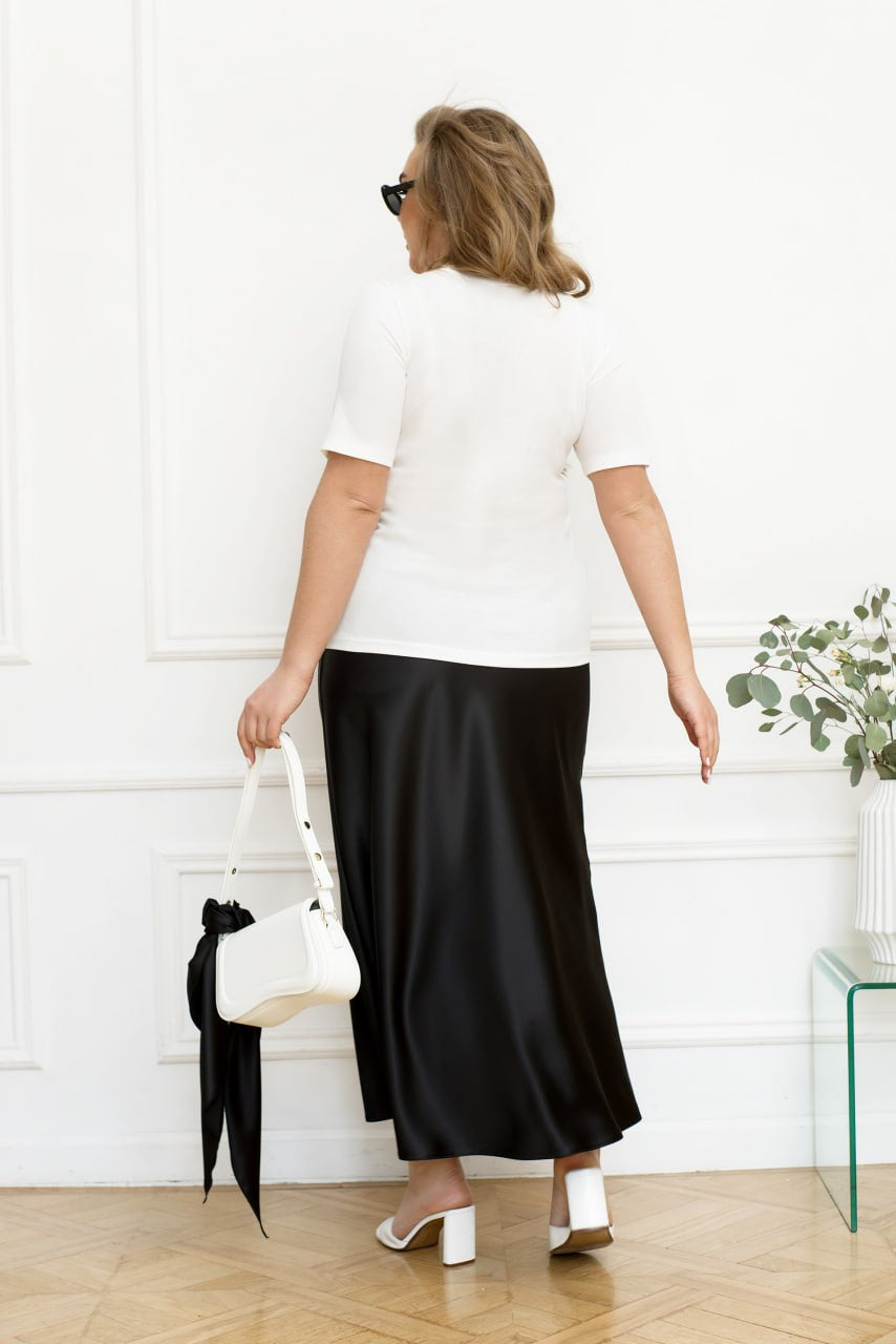 Тениска от рипсена материя - Twiggy Shop