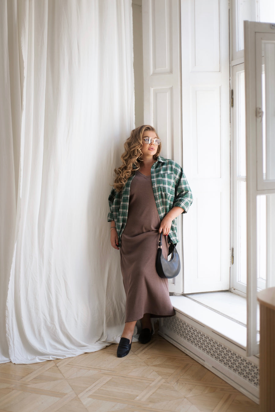 Семпла рокля от трикотаж - Twiggy Shop