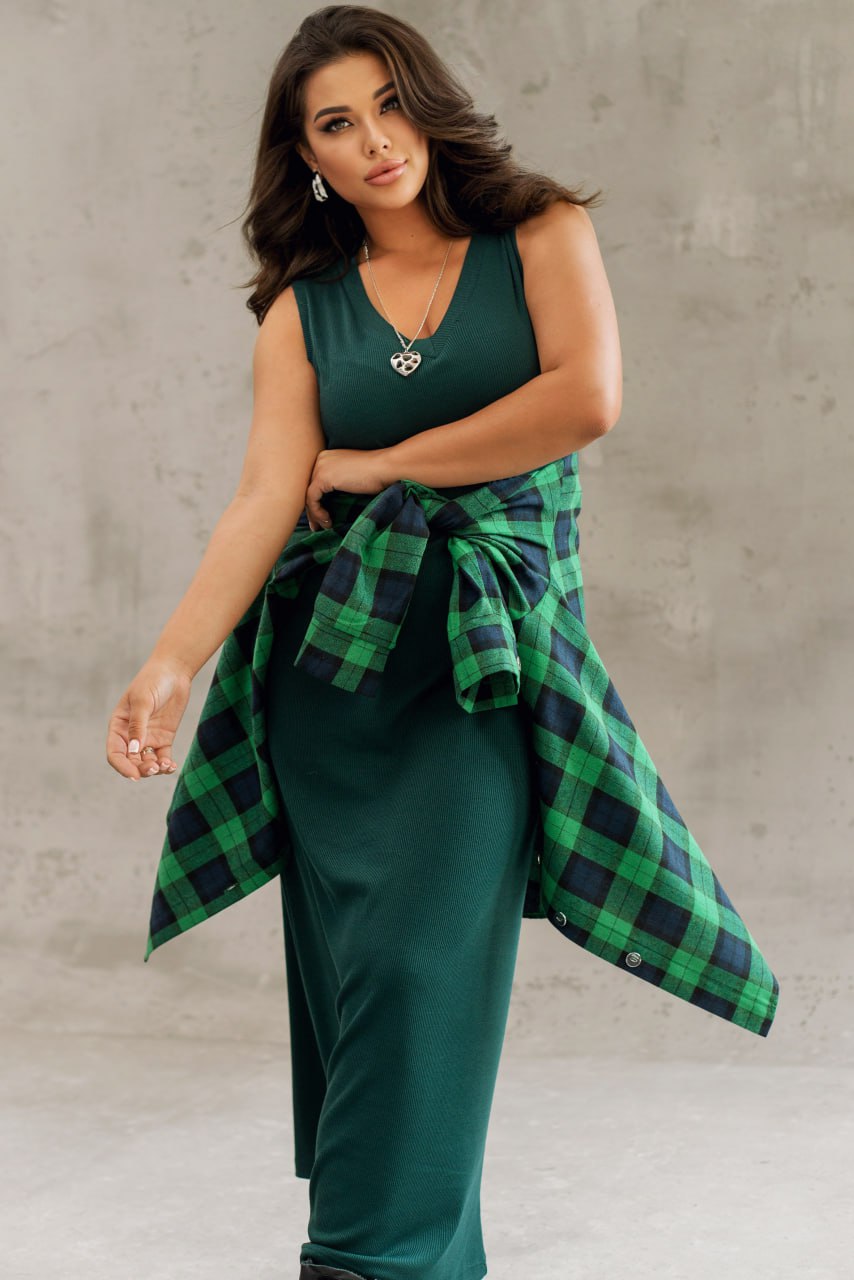 Семпла рокля от трикотаж - Twiggy Shop