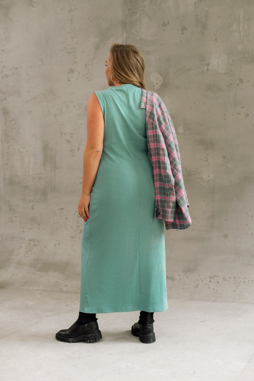 Семпла рокля от трикотаж - Twiggy Shop