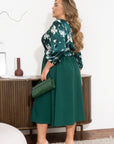 Комбинирана копринена рокля - Twiggy Shop