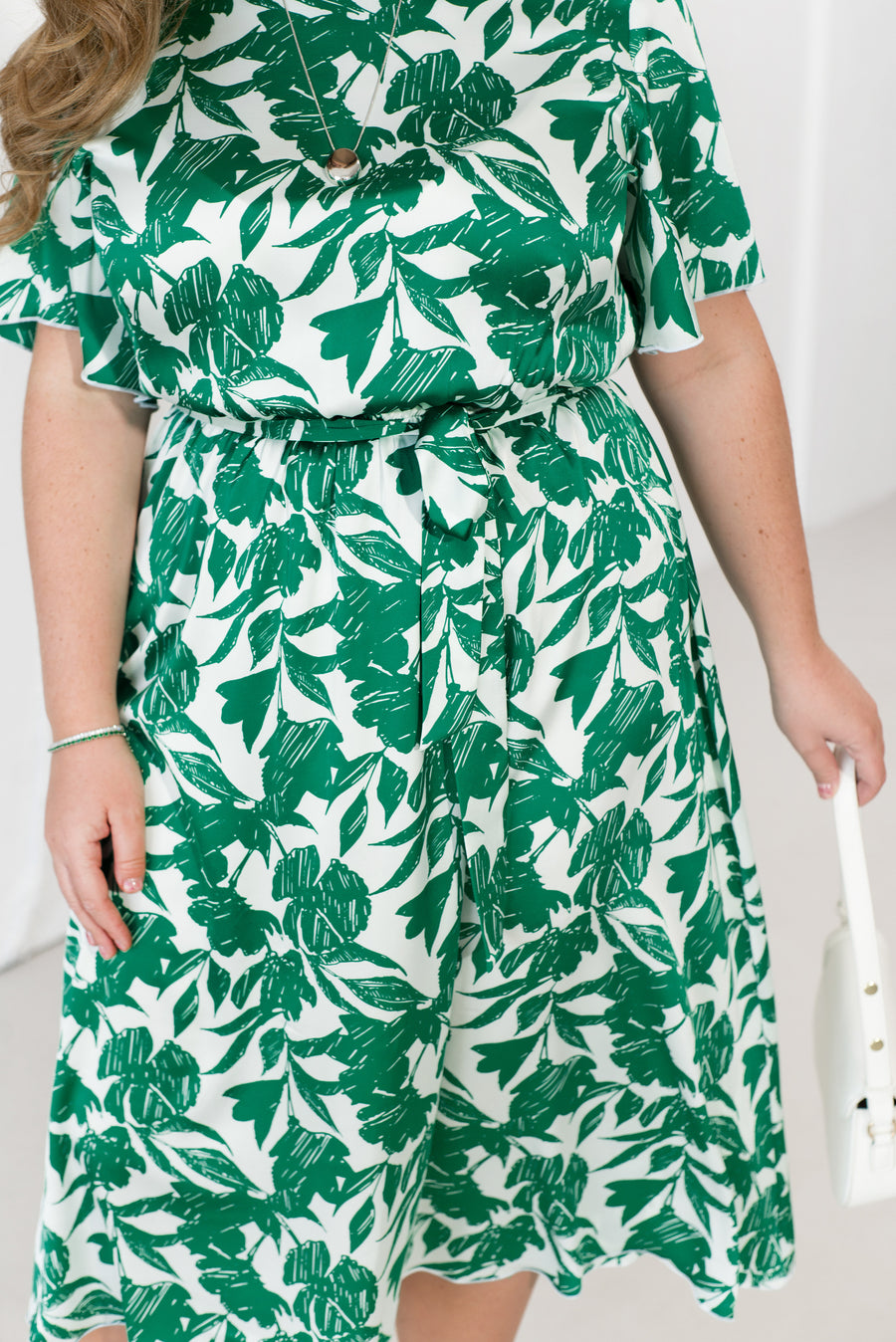 Копринена миди рокля - Twiggy Shop