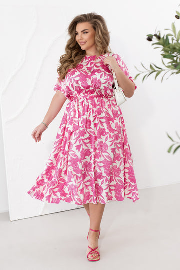 Копринена миди рокля - Twiggy Shop