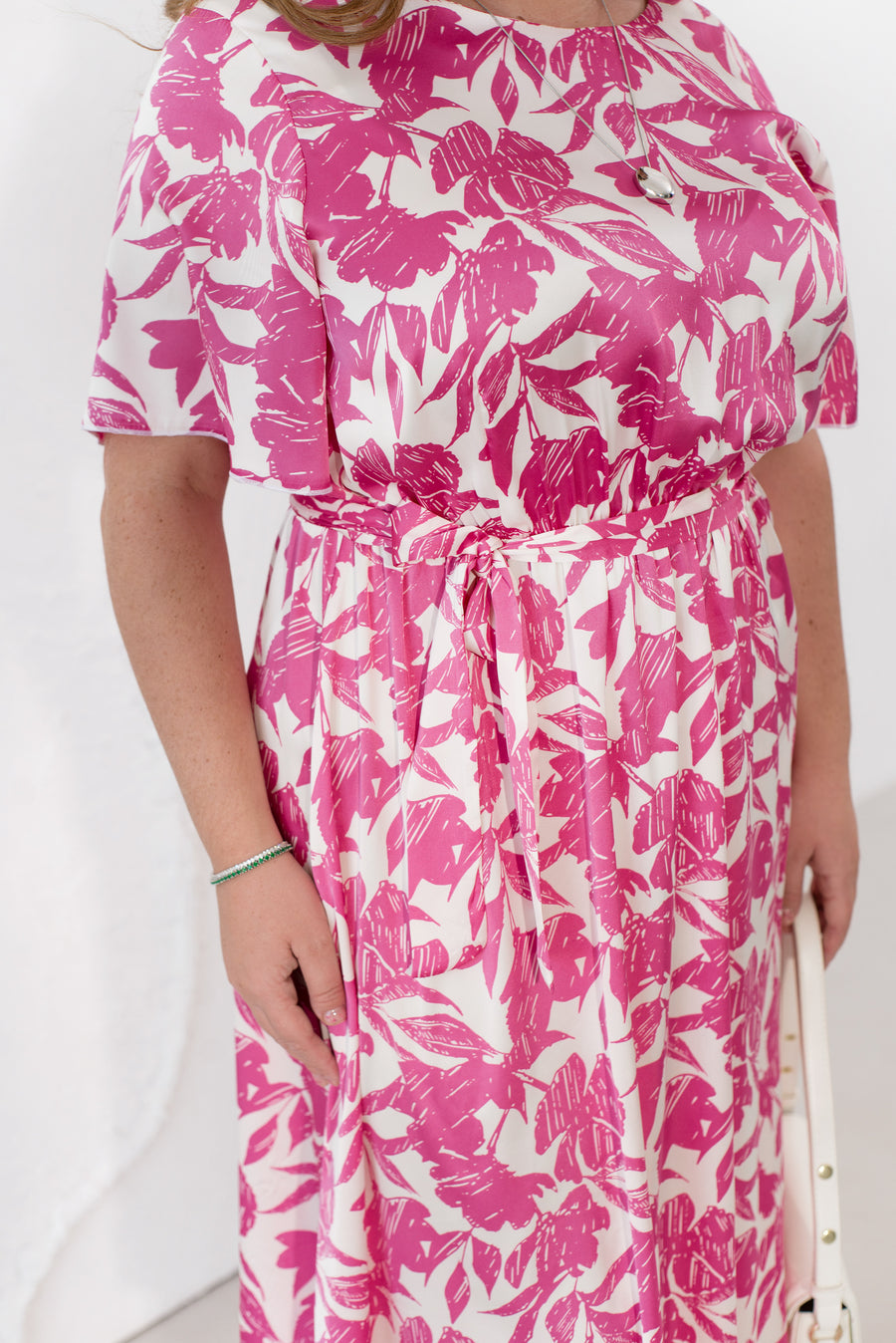 Копринена миди рокля - Twiggy Shop