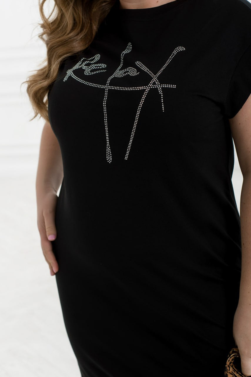 Рокля с впита кройка - Twiggy Shop