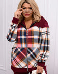 Ватиран комплект с карирано горнище - Twiggy Shop
