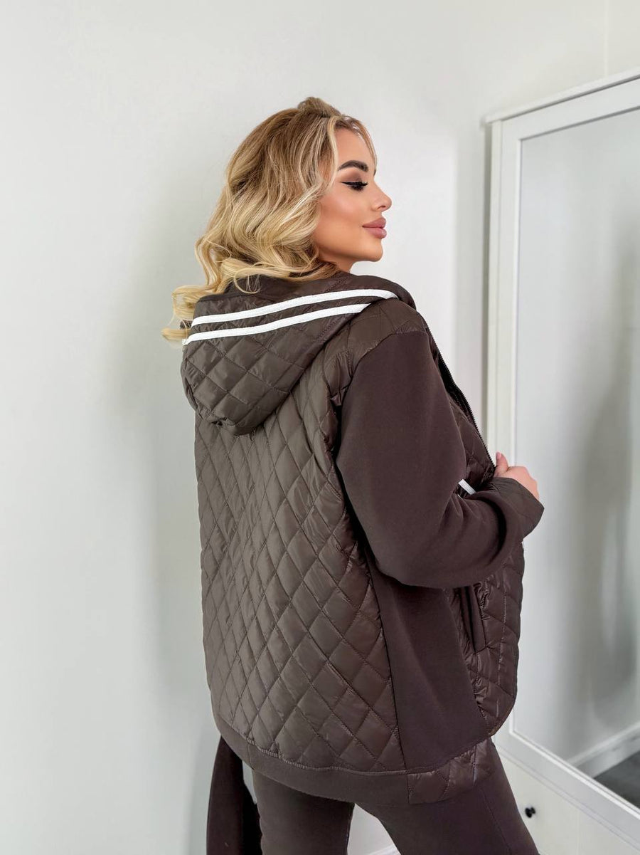 Топъл капитониран комплект - Twiggy Shop