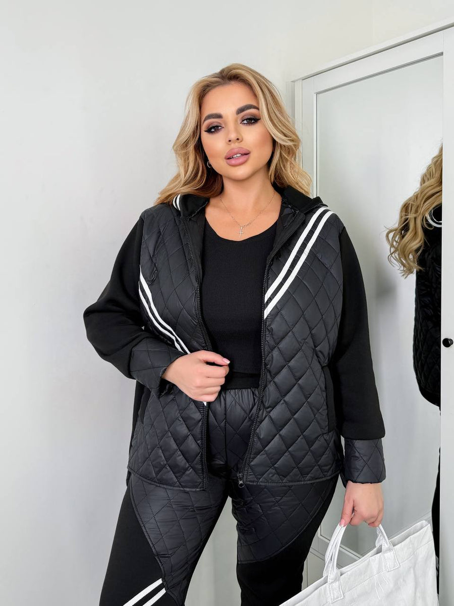 Топъл капитониран комплект - Twiggy Shop