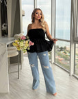 Рокля-трансформър с бродерия - Twiggy Shop