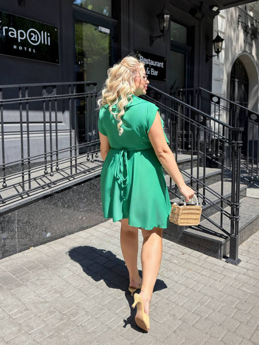 Къса рокля с волани - Twiggy Shop