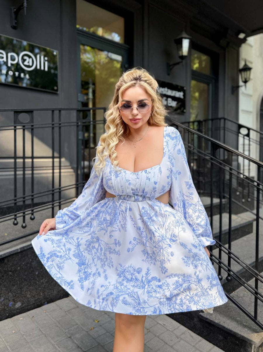 Лятна рокля на цветя - Twiggy Shop