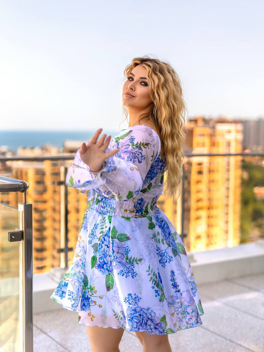 Къса рокля от органза - Twiggy Shop