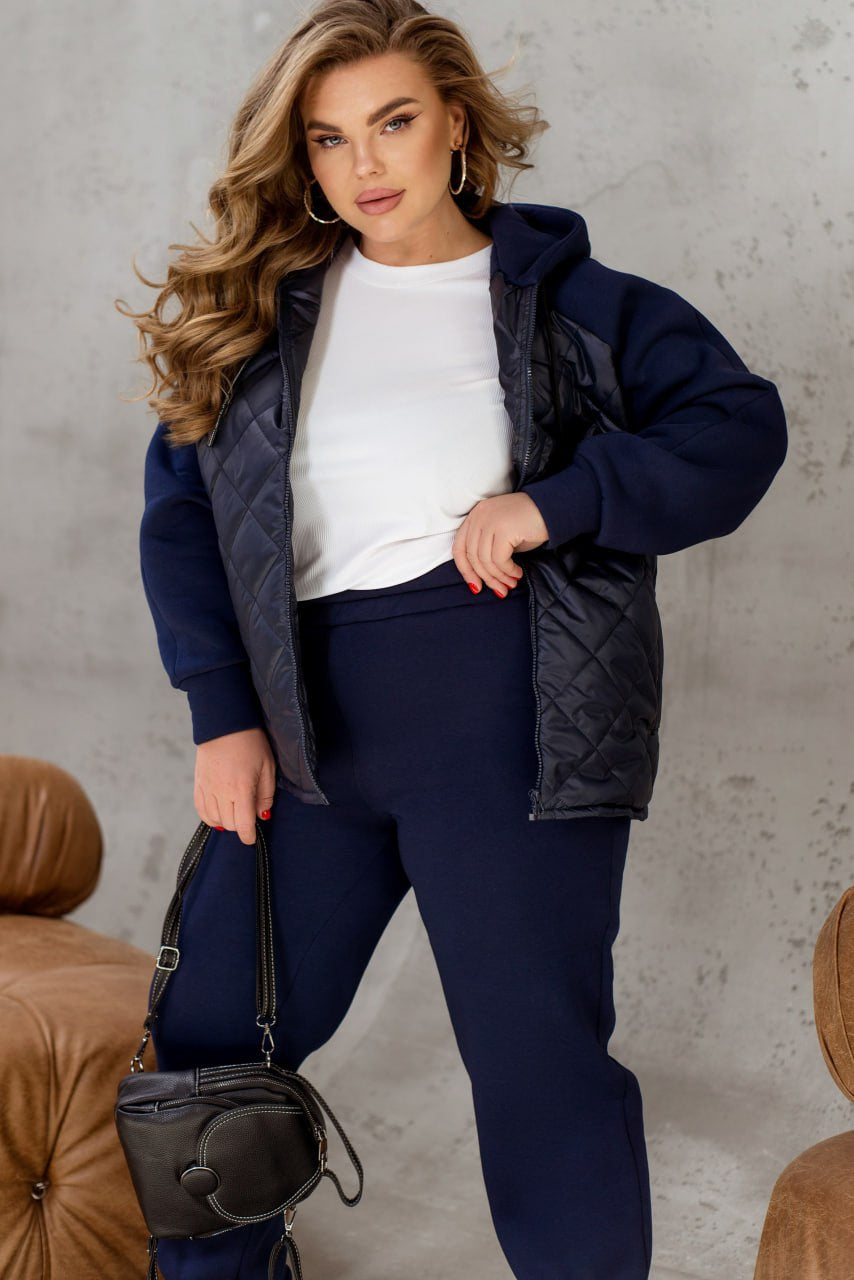 Топъл капитониран комплект - Twiggy Shop