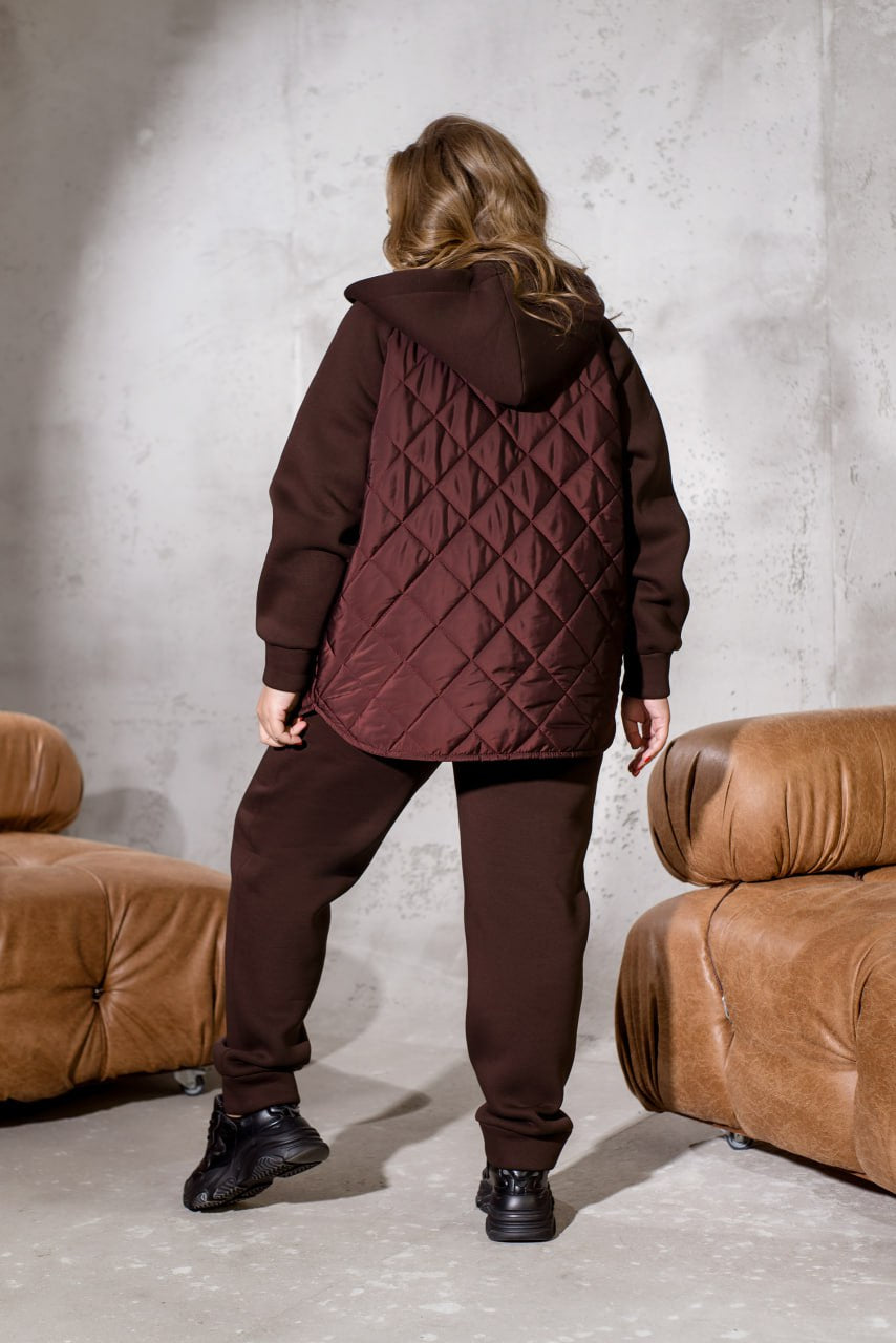 Топъл капитониран комплект - Twiggy Shop