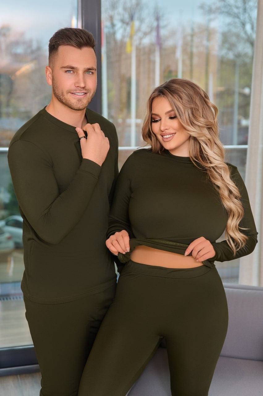 Мъжки ватиран термокомплект - Twiggy Shop