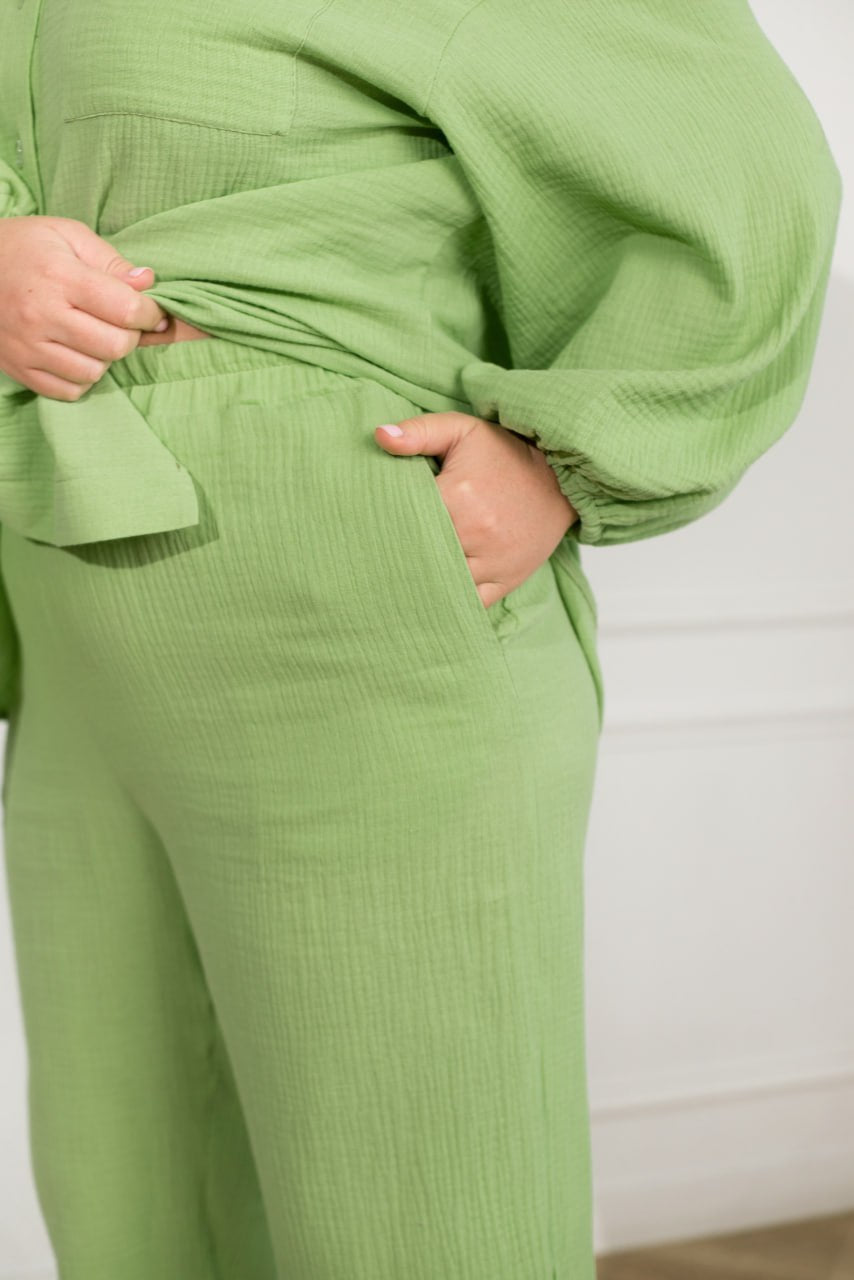 Пижама от памучен муселин - Twiggy Shop