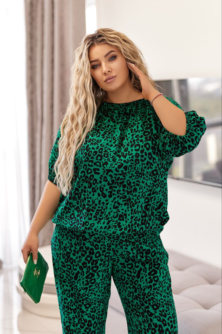 Принтиран памучен комплект - Twiggy Shop
