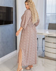 Рокля от памучна материя на цветя - Twiggy Shop