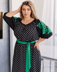 Рокля она точки с апликация - Twiggy Shop