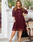 Рокля в свободна кройка от мрежа - Twiggy Shop