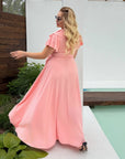 Дълга рокля с волани - Twiggy Shop