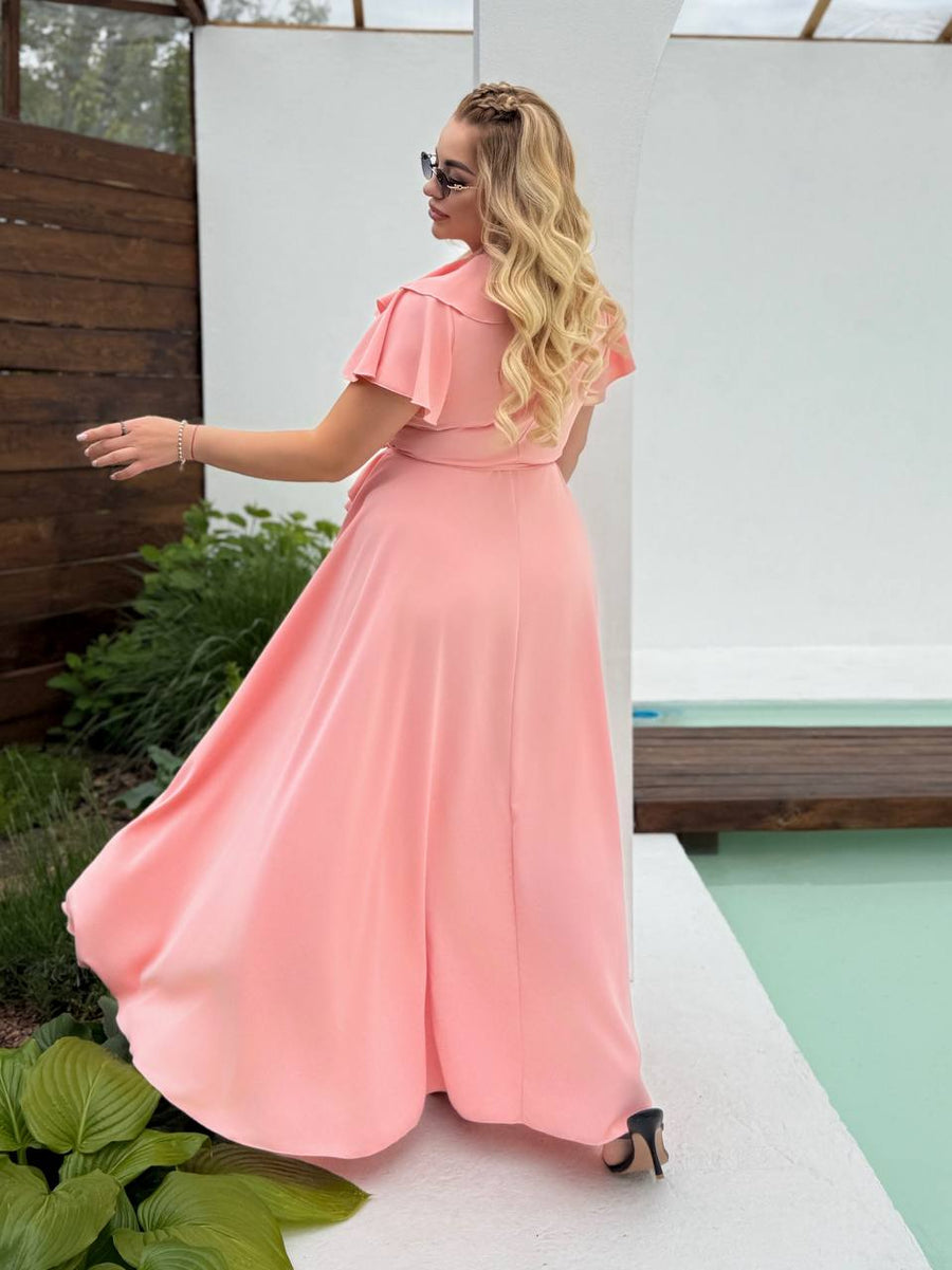 Дълга рокля с волани - Twiggy Shop