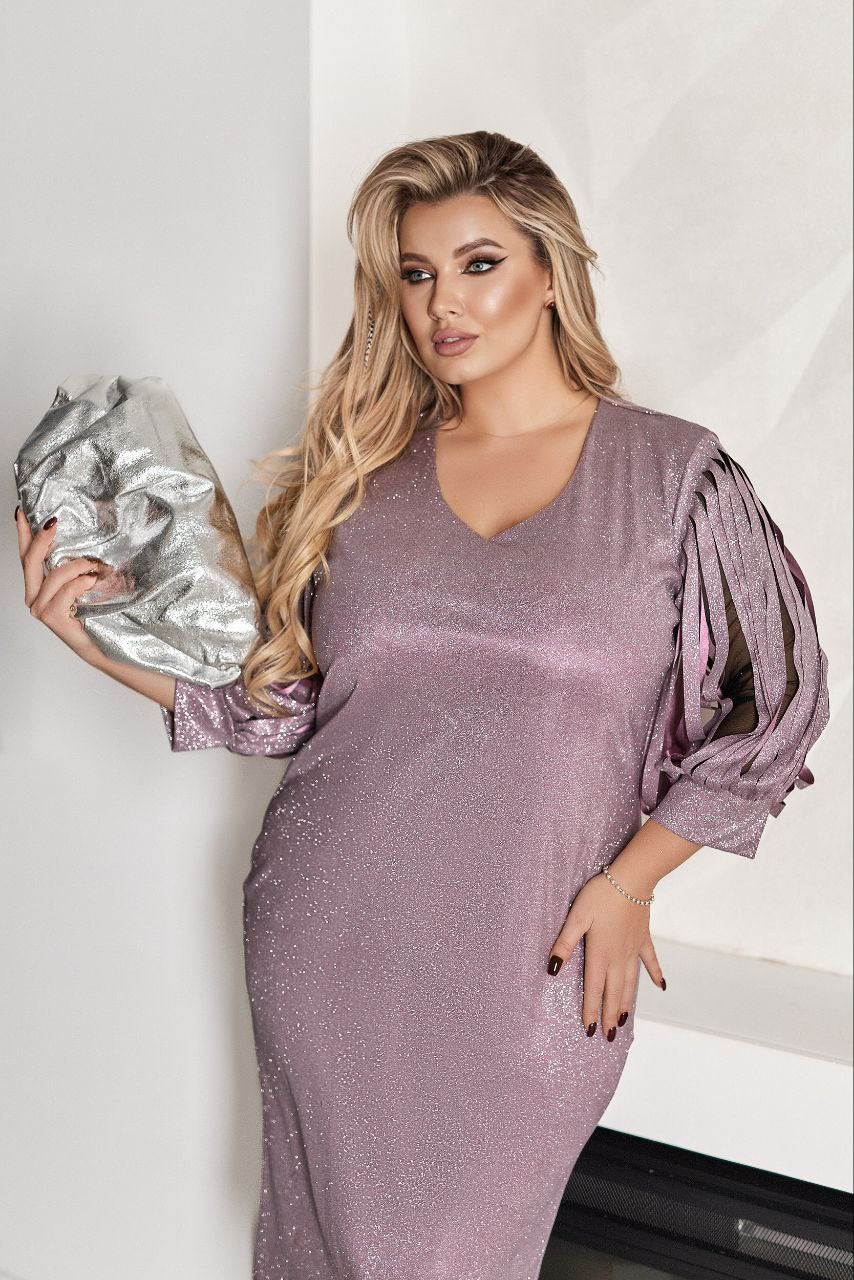 Вечерна рокля от лурекс