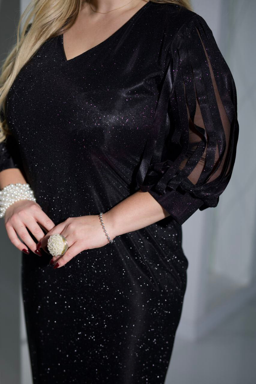 Вечерна рокля от лурекс