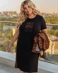 Комплект от рокля и бомбър - Twiggy Shop