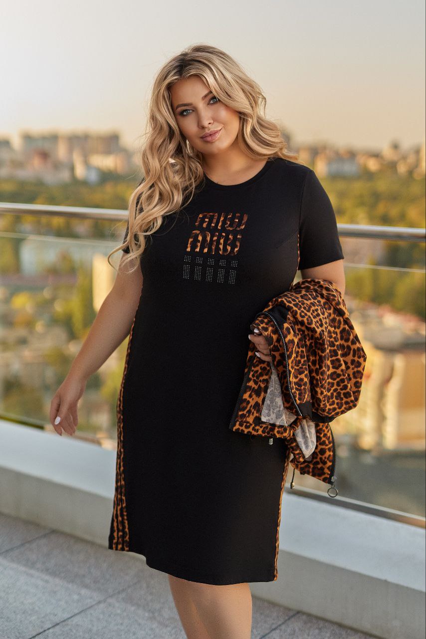 Комплект от рокля и бомбър - Twiggy Shop
