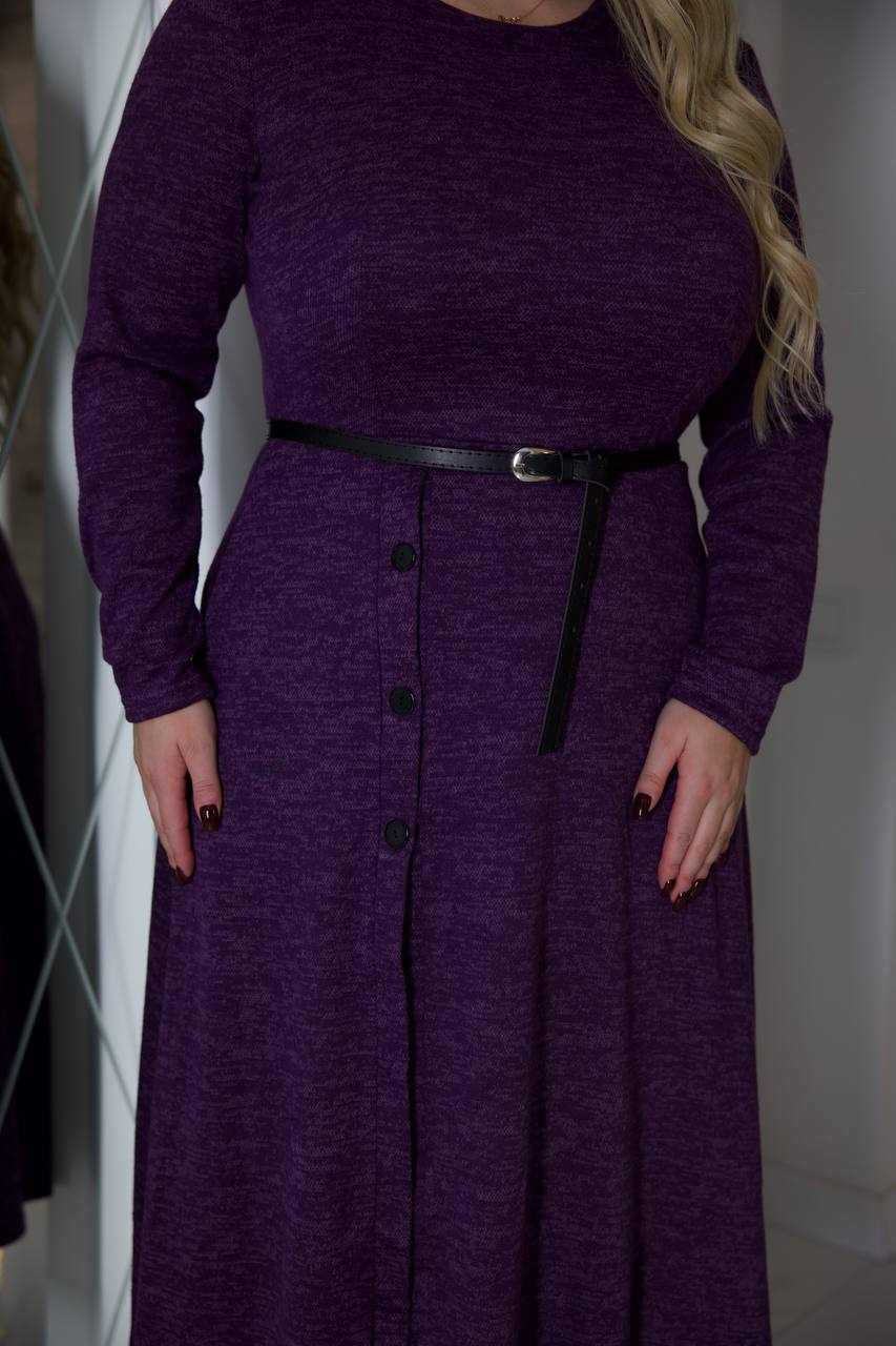 Миди рокля от мек трикотаж - Twiggy Shop