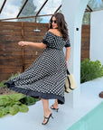 Дълга рокля от софт с волани - Twiggy Shop