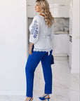 Комплект с апликация на ръкава - Twiggy Shop