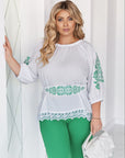 Комплект с апликация на ръкава - Twiggy Shop