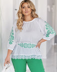 Комплект с апликация на ръкава - Twiggy Shop