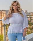 Комплект с апликация на ръкава - Twiggy Shop